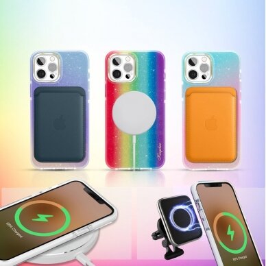 Dėklas Kingxbar Ombre Case iPhone 12 Pro Max multicolour 6