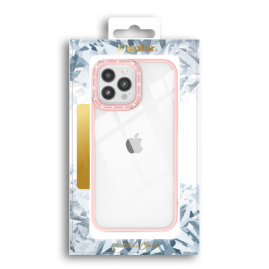 Dėklas Kingxbar Sparkle Series case iPhone 13 Pro Max Rožinis 4