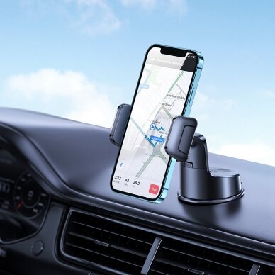 Laikiklis Joyroom mechanical Car Mount for Dashboard Juodas (JR-ZS284) 10