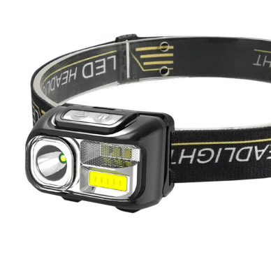 [Užsakomoji prekė] Švieselė Cap XPG, COB, LED, 5 Culori - Techsuit (HL-B-02) - Juodas 1