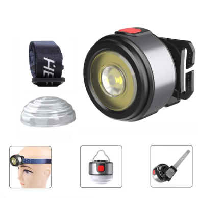 [Užsakomoji prekė] Švieselė Cap XPG, COB, LED - Techsuit (HL-B-01) - Pilkas 3