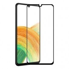 LCD apsauginis stikliukas 5D Perfectionists Samsung A336 A33 5G lenktas juodas