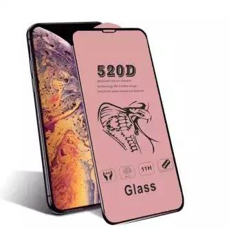 LCD apsauginis stikliukas 520D Iphone SE2020 juodas