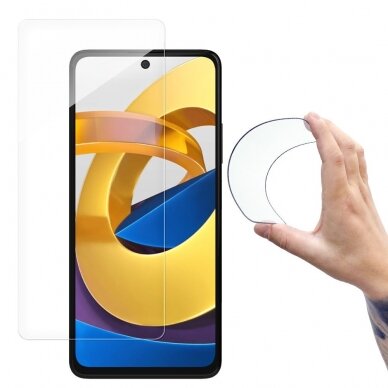 LCD apsauga Wozinsky Nano Flexi Glass Xiaomi Poco M4 Pro 5G