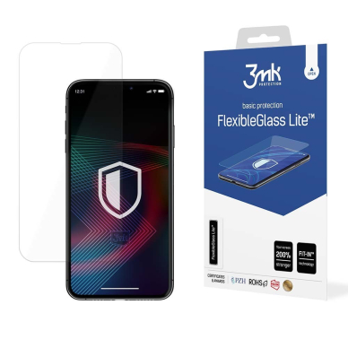 LCD apsauginė plėvelė 3mk Flexible Glass Lite Xiaomi Redmi Note 13 Pro 4G