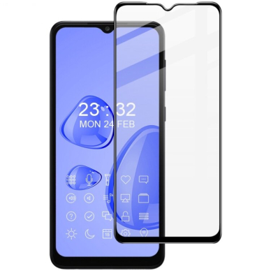 LCD apsauginis stikliukas 18D Airbag Shockproof Samsung A045 A04 juodas