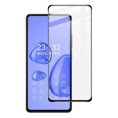 LCD apsauginis stikliukas 2.5D Perfectionists Xiaomi Poco X5 lenktas juodas