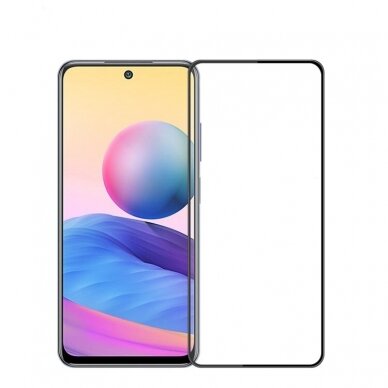 LCD apsauginis stikliukas 2.5D Perfectionists Xiaomi Redmi Note 12 lenktas juodas