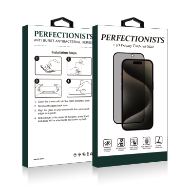 LCD apsauginis stikliukas 2.5D Privacy Perfectionists Apple iPhone X/XS/11 Pro juodas