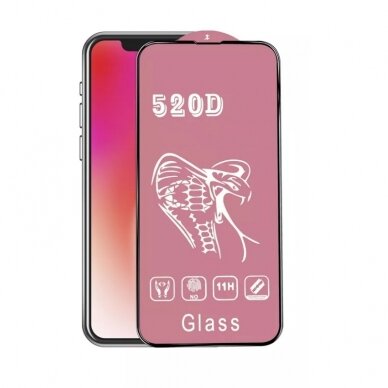 LCD apsauginis stikliukas 520D Xiaomi Redmi Note 12 juodas