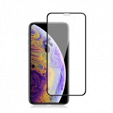 Lcd Apsauginis Stikliukas 5D Full Glue Apple Iphone Xs Max/11 Pro Max Juodas