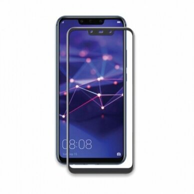 Lcd Apsauginis Stikliukas 9D Curved Full Glue Huawei Mate 20 Pro Juodas