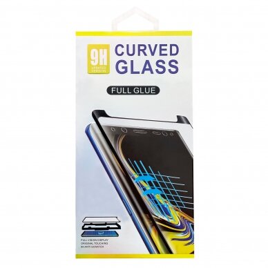 LCD apsauginis stikliukas 9D Curved Full Glue Samsung S918 S23 Ultra 5G juodas 1