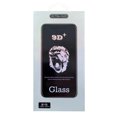 LCD apsauginis stikliukas 9D Gorilla Apple iPhone 14 juodas  1