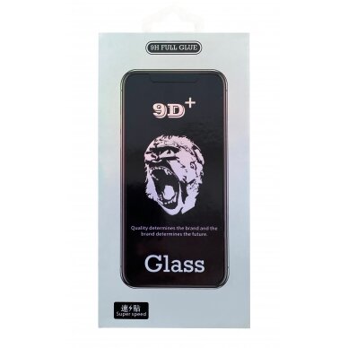 Lcd Apsauginis Stikliukas 9D Gorilla Apple Iphone 7/8/Se2020/Se2022 Baltais Kraštais  1