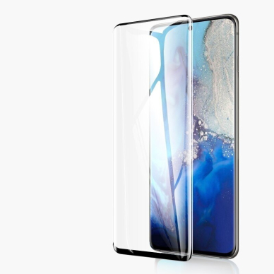 Lcd Apsauginis Stikliukas Adpo 3D Pritaikytas Dėklui Samsung Note 20 Lenktas Juodas