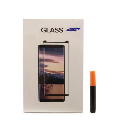 Akcija! Lcd Apsauginis Stikliukas M1 5D Uv Glue Samsung G973 S10 Lenktas Skaidrus  1