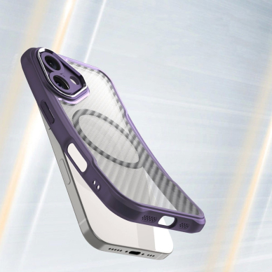 Dėklas Leading Series MagSafe iPhone 16 Plus - Violetinis 3