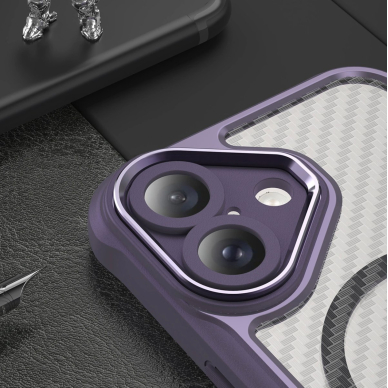 Dėklas Leading Series MagSafe iPhone 16 Plus - Violetinis 5