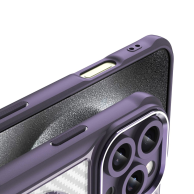 Dėklas Leading Series MagSafe iPhone 16 Pro - Violetinis 6