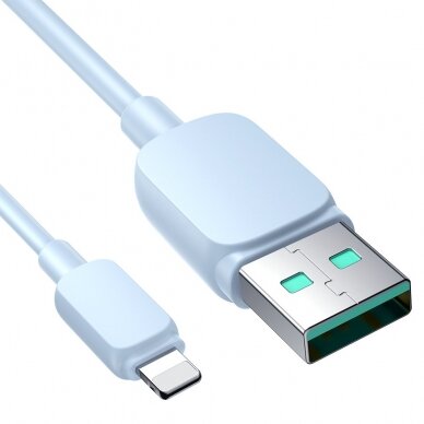 Lightning - USB 2.4A cable 1.2m Joyroom S-AL012A14 - Mėlynas 1