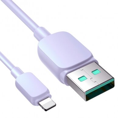 Lightning - USB 2.4A cable 1.2m Joyroom S-AL012A14 - Violetinis 1