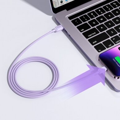 Lightning - USB 2.4A cable 1.2m Joyroom S-AL012A14 - Violetinis 5