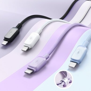 Lightning - USB 2.4A cable 1.2m Joyroom S-AL012A14 - Violetinis 8