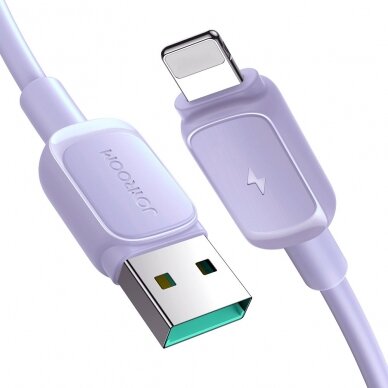 Lightning - USB 2.4A cable 1.2m Joyroom S-AL012A14 - Violetinis