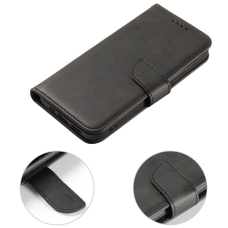 Dėklas Magnet wallet skirta Tecno Spark 10 - Juodas