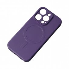 MagSafe Compatible Silicone Case for iPhone 15 Pro Silicone Case - Violetinis