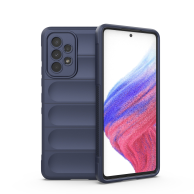 Dėklas Magic Shield Case Samsung Galaxy A53 5G Tamsiai Mėlynas