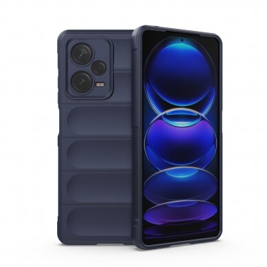 Dėklas Magic Shield Xiaomi Redmi Note 12 Pro+ flexible armored cover Mėlynas