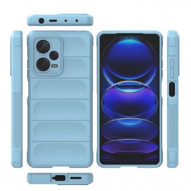 Dėklas Magic Shield Xiaomi Redmi Note 12 Pro+ flexible armored cover Žydras 3