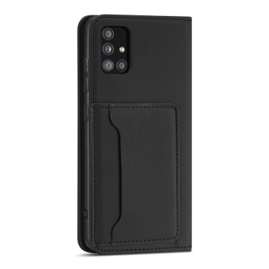 Dėklas Magnet Card Case Samsung Galaxy A12 5G Juodas 12