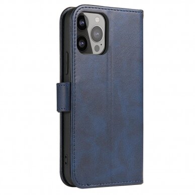 Atverčiamas dėklas Magnet cover Xiaomi Redmi Note 12 5G / Poco X5 5G Cover with Flip Wallet Stand Mėlynas 3