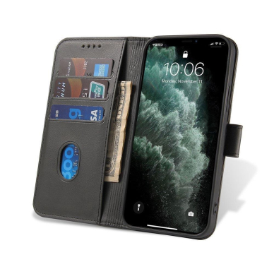 Atverčiamas dėklas Magnet Case elegant stand Motorola Moto E32 Juodas 5