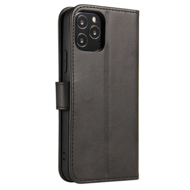 Dėklas Magnet Case elegant Honor Magic 4 Pro Juodas 4