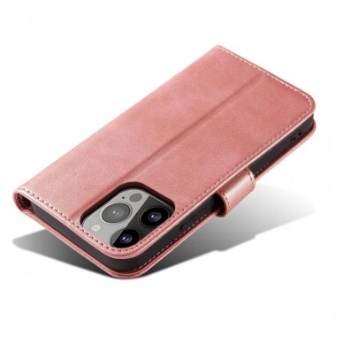 Atverčiamas dėklas Magnet Case Samsung S24 Plus  - Rožinis 4