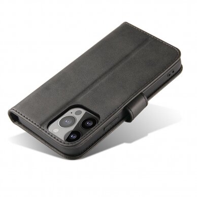 Magnet Case with flap and wallet for Samsung S23 FE - black 3