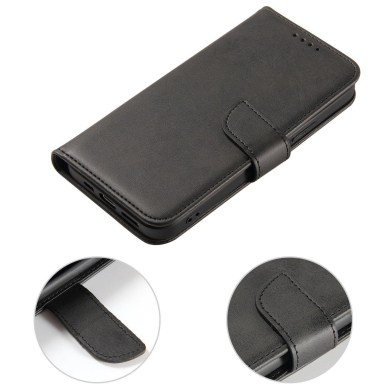 Dėklas Magnet wallet skirta Tecno Spark 10 Pro - Juodas