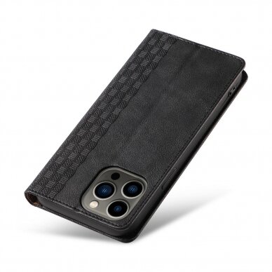 Dėklas Magnet Strap Case iPhone 13 Pro Max Juodas 10