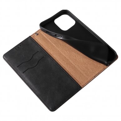 Dėklas Magnet Strap Case iPhone 13 Pro Max Juodas 11