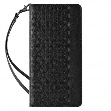 Dėklas Magnet Strap Case for iPhone 14 Plus Juodas 3