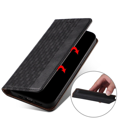 Dėklas Magnet Strap Case Samsung Galaxy A12 5G Juodas 2