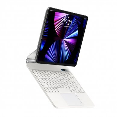 Dėklas klaviatūra Magnetic keyboard skirta iPad Pro 12.9&#39 &#39  Baseus Brilliance - Baltas 2