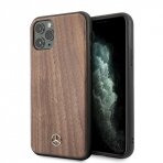 Originalus dėklas Mercedes MEHCN65VWOLB iPhone 11 Pro Max hard case rudas Wood Line Walnut (cdx22) USC056