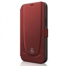 Originalus atverčiamas Mercedes dėklas Meflbkp12Sarmre Iphone 12 Mini raudonas Urban Line