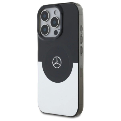 Dėklas Mercedes Double Layer BiColor MagSafe  iPhone 16 Pro - Pilkas 1