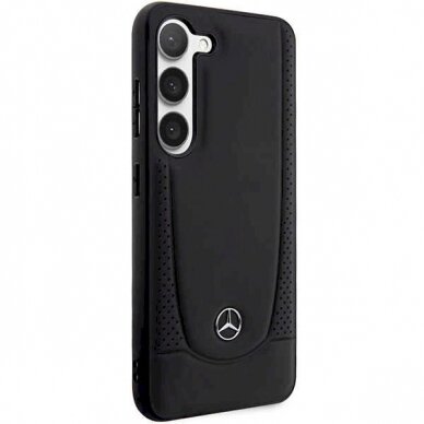 Mercedes Leather Urban Dėklas Samsung Galaxy S23 FE - Juodas 3